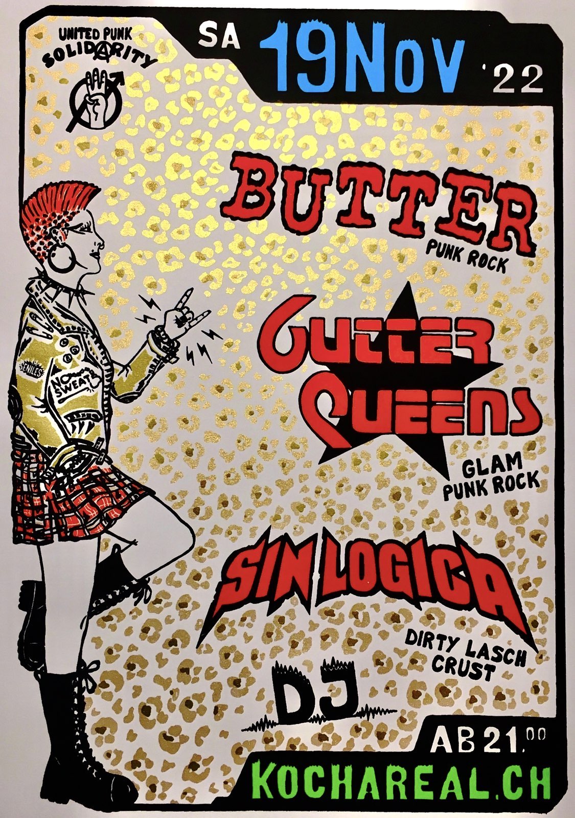 sin logica gutter queens butter im koch